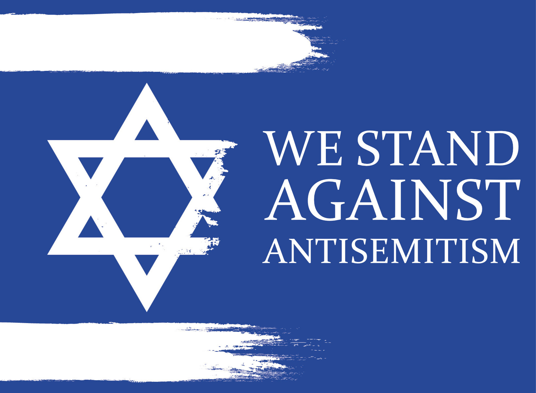 We stand against Antisemitism